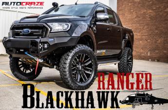 FORD RANGER MO978 RAZOR BLACK SATIN MACHINED
